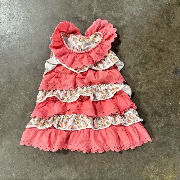 Matilda Jane 4 Permission Slip Tunic Girl's Pink Ruffle Top - Picture 3 of 6